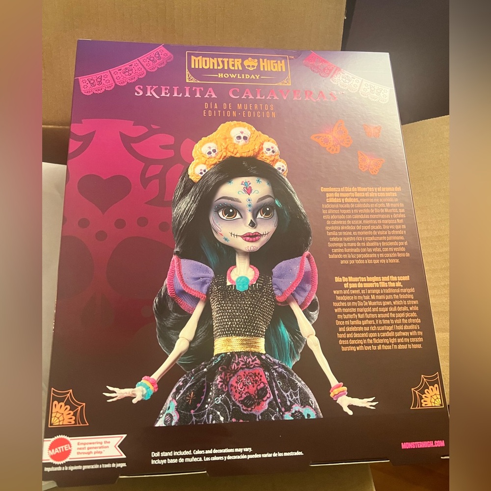 Monster High Skelita Caleveras Dia De Muertos Doll - Picture 3 of 8